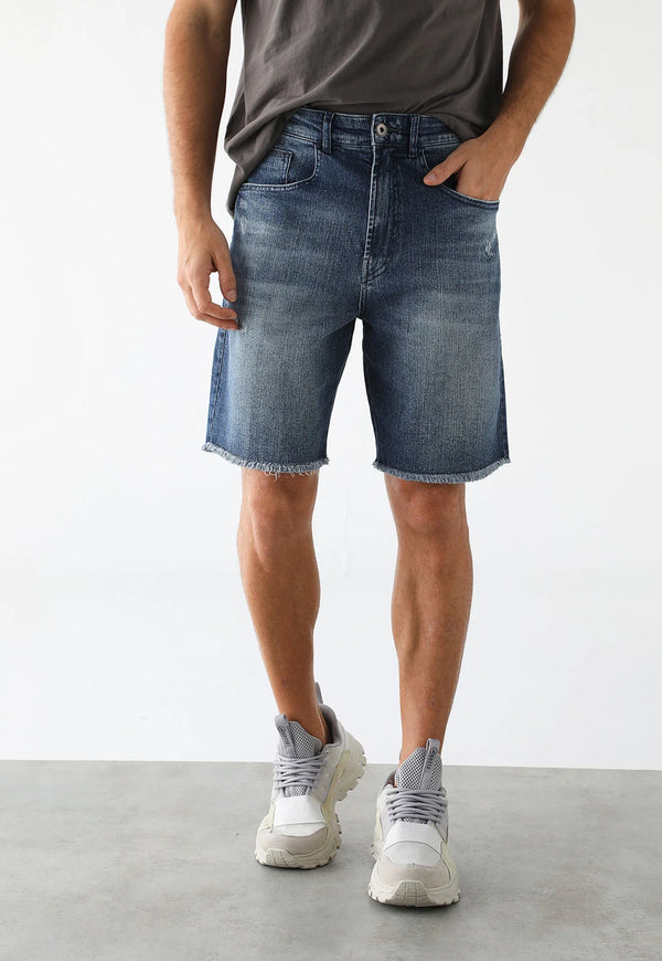 BERMUDA JEANS ELLUS CLASSIC C/USED+PUIDOS