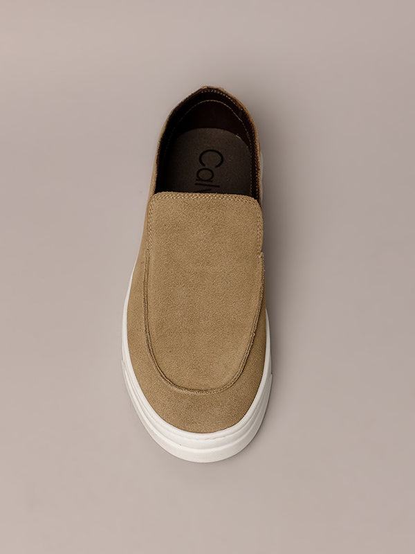 LOAFER CALVIN KLEIN SLIP ON CAMURCA CAQUI CLARO