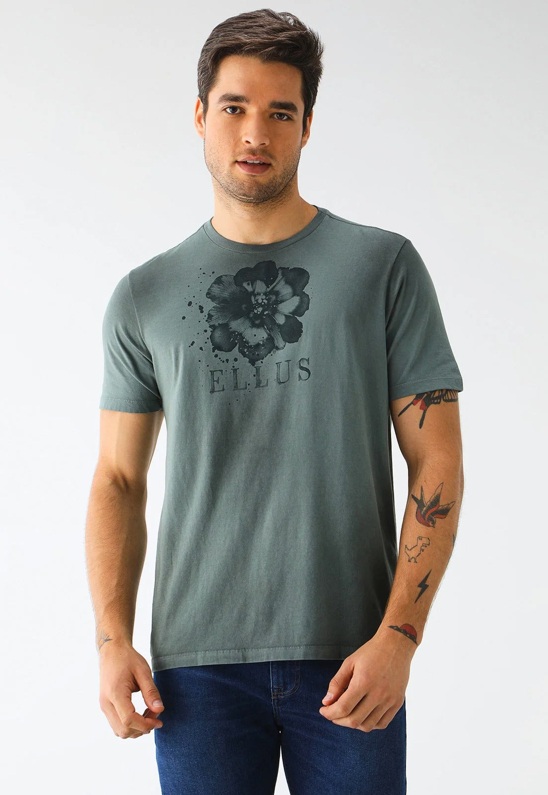 CAMISETA ELLUS SPRAY PAINT FLOWER CLASSIC