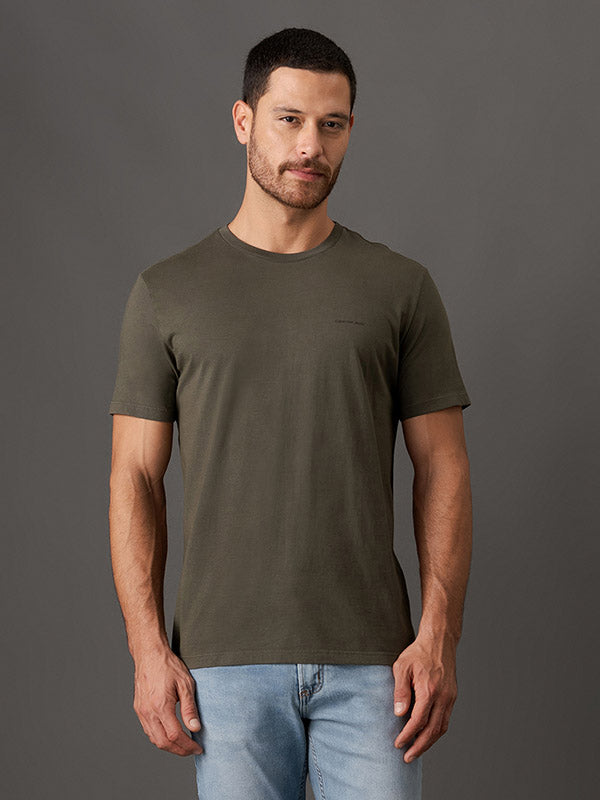CAMISETA CALVIN KLEIN MASCULINA LOGO MINIMALISTA
