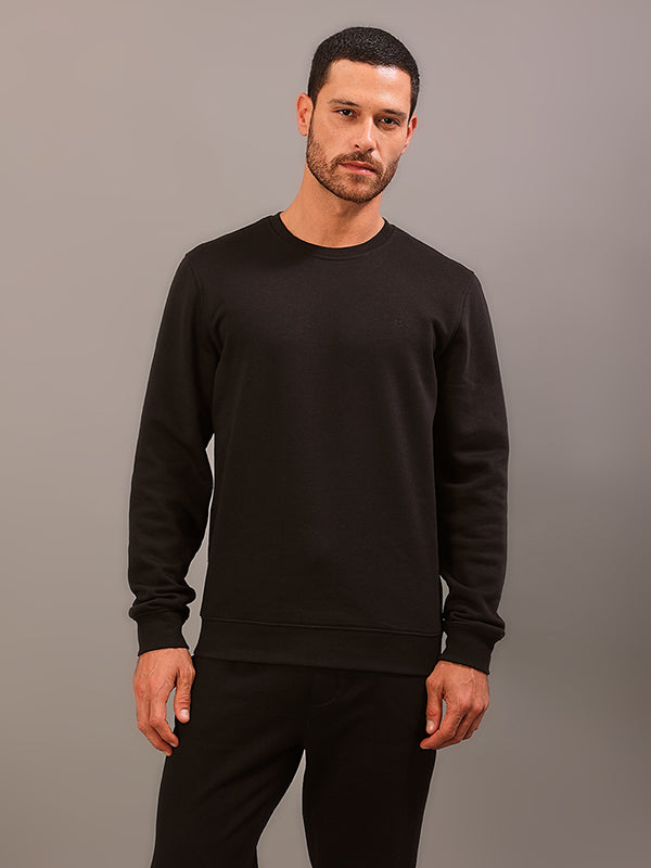 CASACO DE MOLETOM CALVIN KLEIN CK BORDADO
