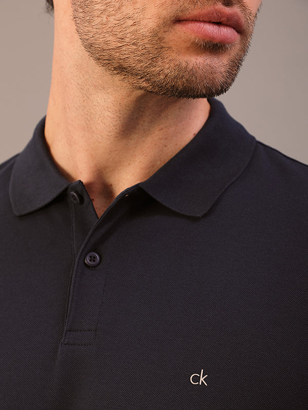POLO CALVIN KLEIN MASCULINA PIMA SLIM FIT