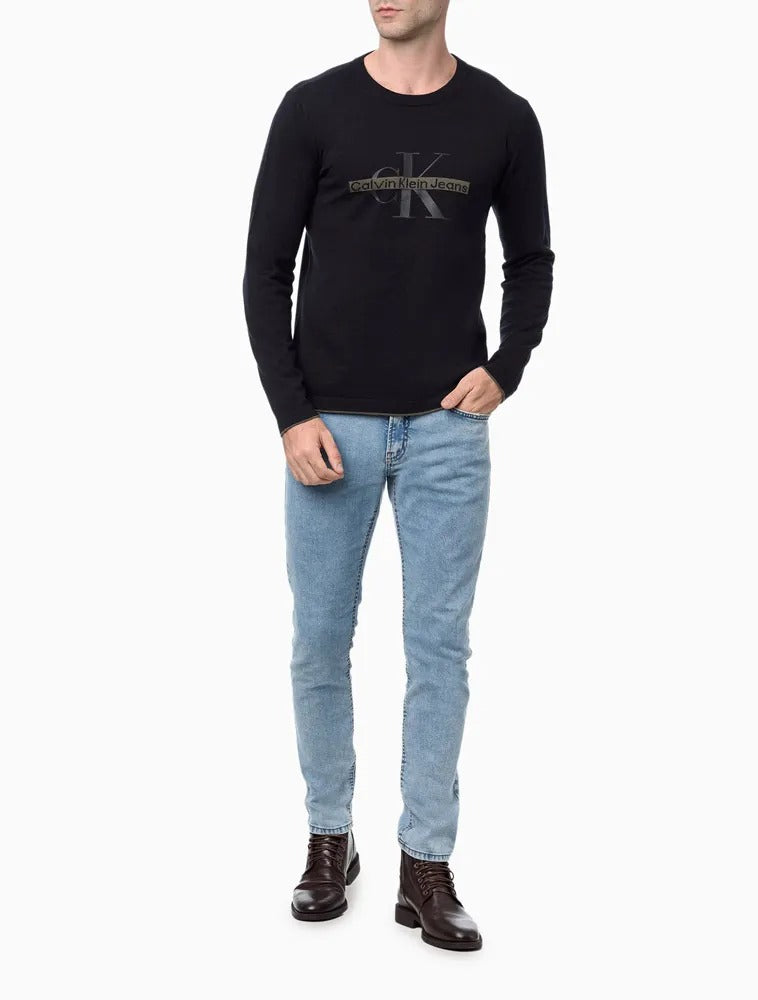 SUÉTER CALVIN KLEIN JEANS MASCULINO TRICOT REISSUE