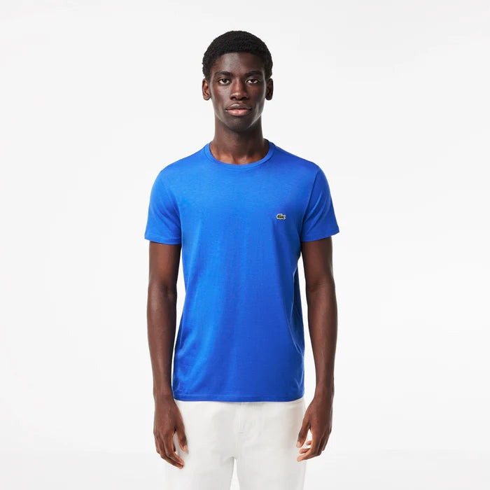 CAMISETA LACOSTE EM JÉRSEI DE ALGODÃO PIMA