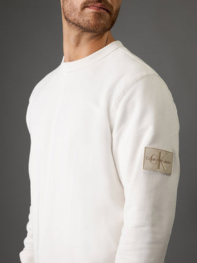 MOLETOM CALVIN KLEIN OFF WHITE