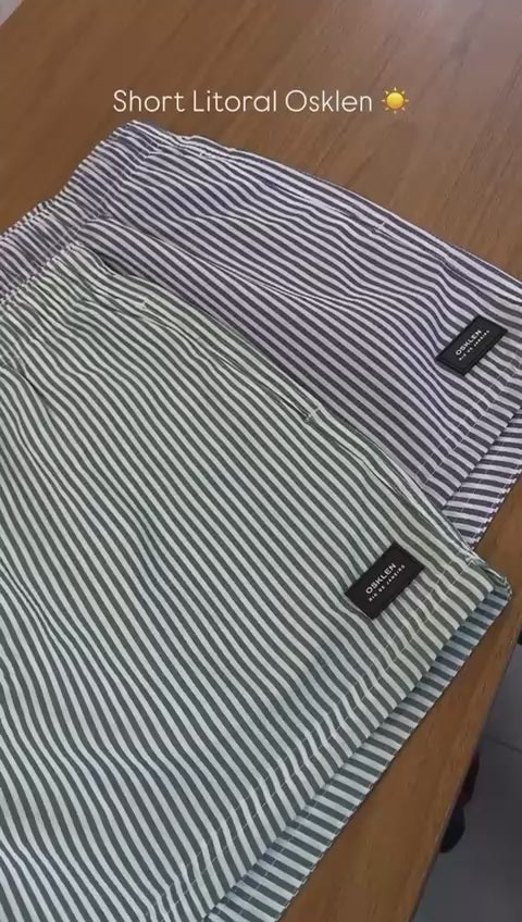 SHORT OSKLEN MASCULINO LITORAL STRIPES