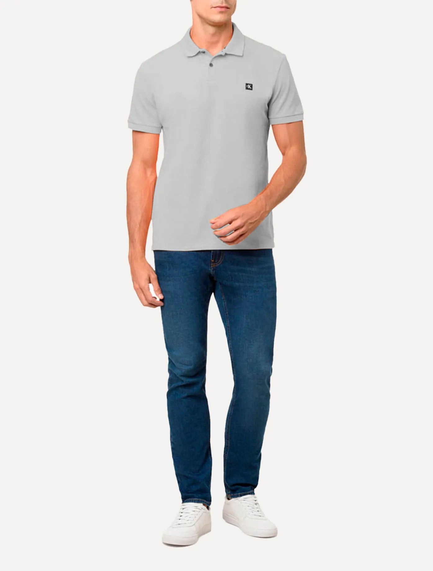 CALCA CALVIN KLEIN JEANS SKINNY FILI TRIPLO MARINHO