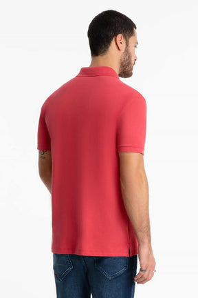 POLO ELLUS PIQUET CLASSIC - VERMELHO CLARO