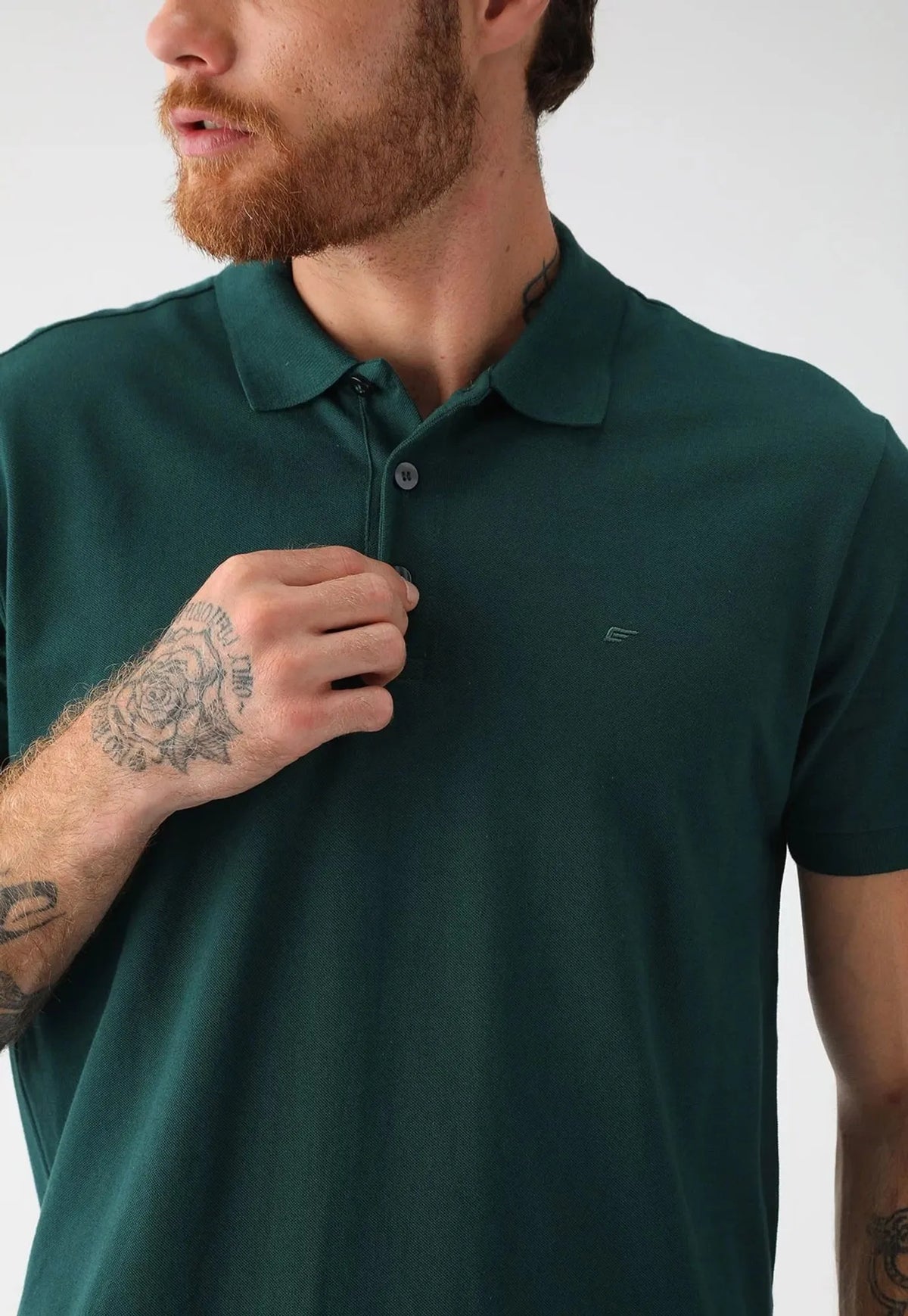 POLO ELLUS PIQUET CLASSIC - VERDE MILITAR