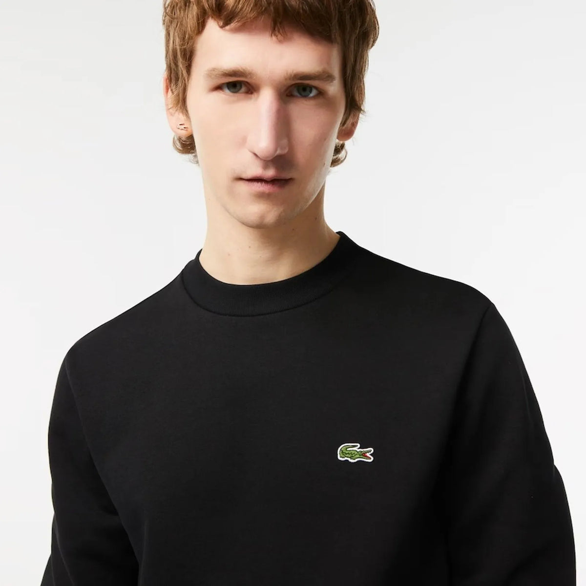 MOLETOM MASCULINO LACOSTE PRETO