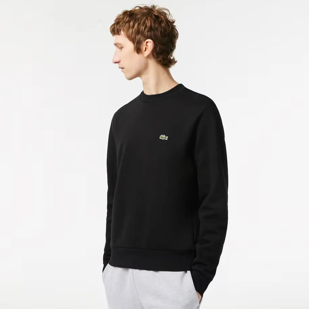 MOLETOM MASCULINO LACOSTE PRETO